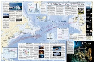 Titanic, Laminated - National Geographic Maps