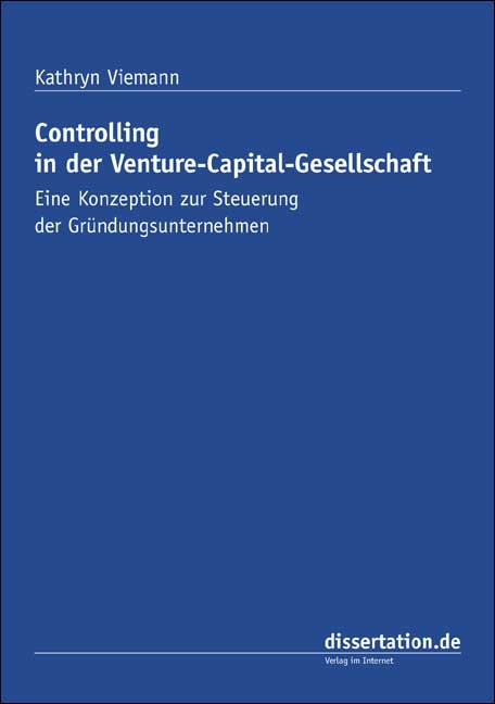 Controlling in der Venture-Capital-Gesellschaft - Kathryn Viemann