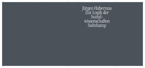 Zur Logik der Sozialwissenschaften - Jürgen Habermas