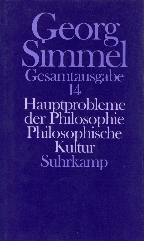 Gesamtausgabe in 24 Bänden - Georg Simmel