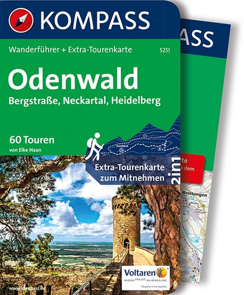 KOMPASS Wanderführer Odenwald - Elke Haan