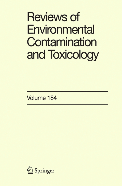 Reviews of Environmental Contamination and Toxicology 184 - George Ware