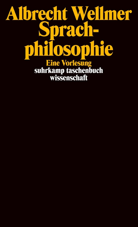 Sprachphilosophie - Albrecht Wellmer