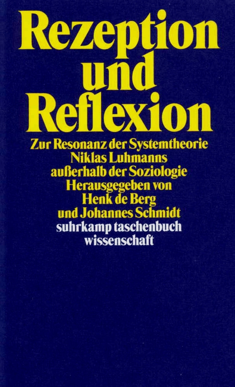 Rezeption und Reflexion - 