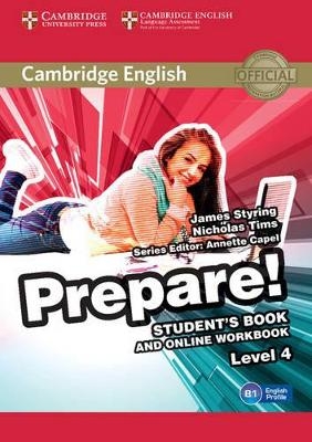 Cambridge English Prepare! Level 4 Student's Book and Online Workbook - James Styring, Nicholas Tims, Niki Joseph