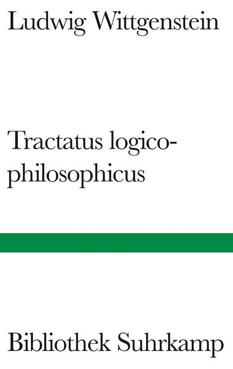 Tractatus logico-philosophicus - Ludwig Wittgenstein