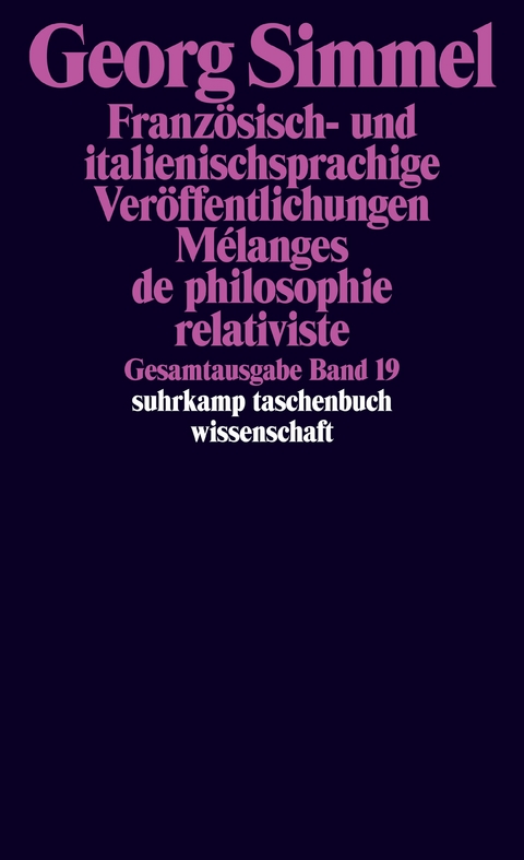 Gesamtausgabe in 24 Bänden - Georg Simmel