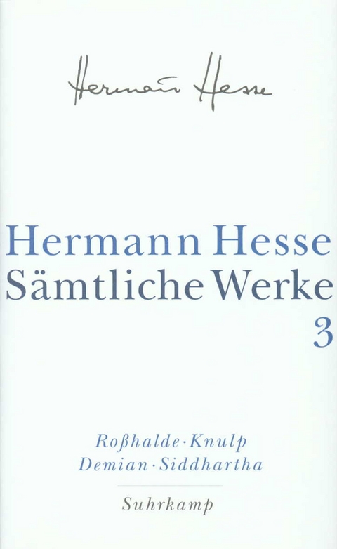 Sämtliche Werke in 20 Bänden und einem Registerband - Hermann Hesse