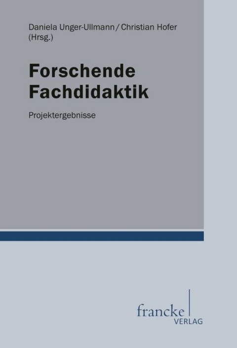 Forschende Fachdidaktik - 