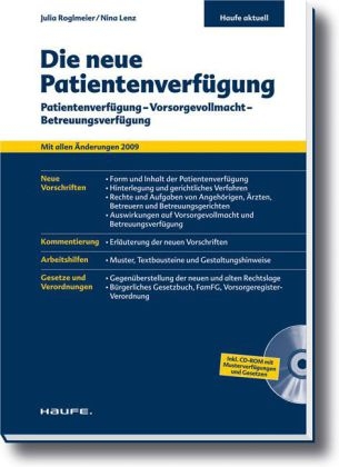 Die neue Patientenverfügung - Nina Lenz, Julia Roglmeier