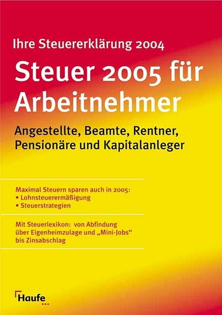 Steuer 2005 für Arbeitnehmer