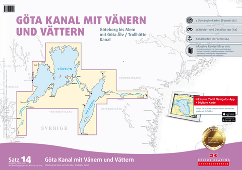 Satz 14: Götakanal mit Vänern und Vättern (berichtigt bis 2015)