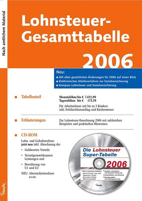 Lohnsteuer-Gesamttabelle  2006