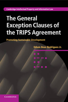 The General Exception Clauses of the TRIPS Agreement - Jr Beas Rodrigues  Edson