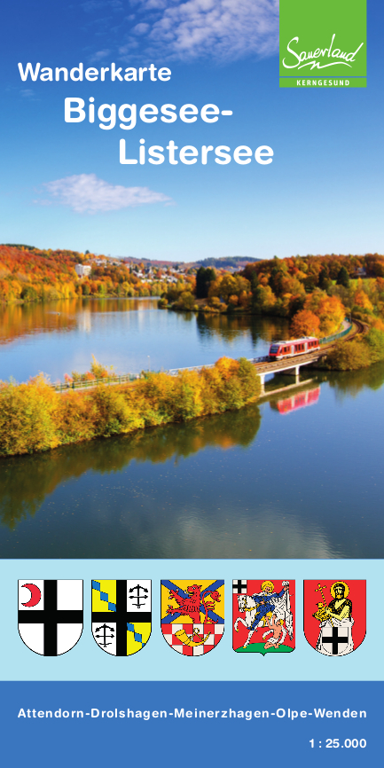 Wanderkarte Biggesee-Listersee