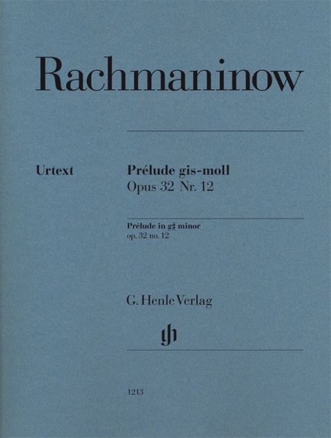 Sergej Rachmaninow - Prélude gis-moll op. 32 Nr. 12 - 