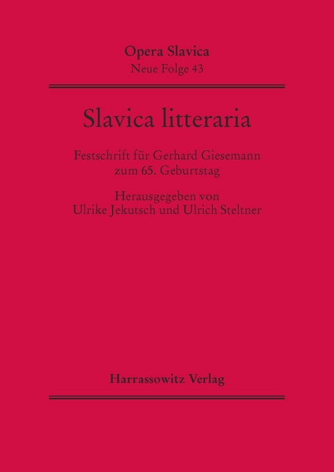 Slavica litteraria - 