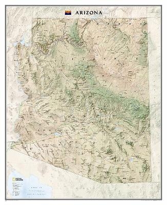 Arizona, Laminated - National Geographic Maps