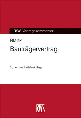 Bauträgervertrag - Manfred Blank