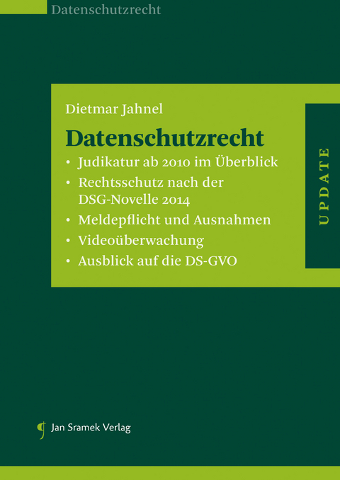 Datenschutzrecht - Update - Dietmar Jahnel