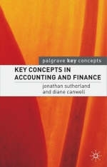 Key Concepts in Accounting and Finance -  Jonathan Sutherland