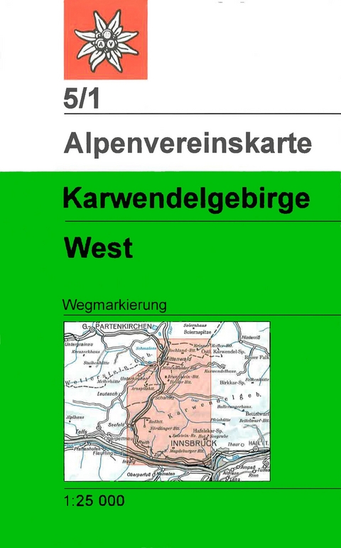 Karwendelgebirge - Westliches Blatt - 