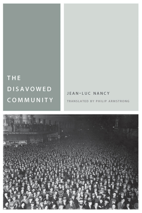 The Disavowed Community - Jean-Luc Nancy