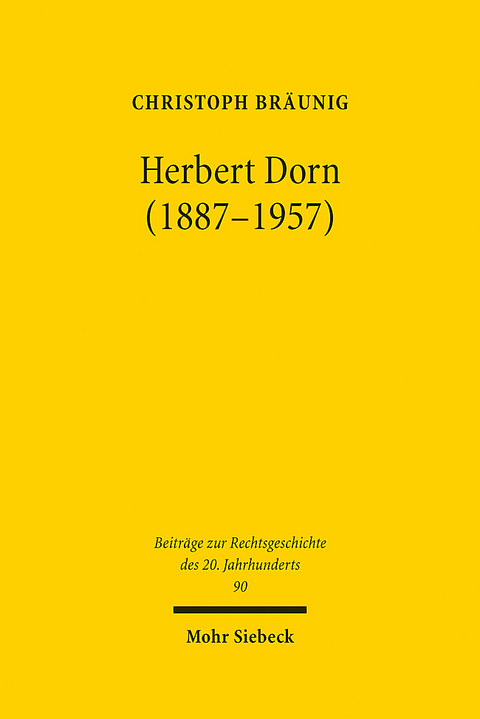 Herbert Dorn (1887-1957) - Christoph Bräunig