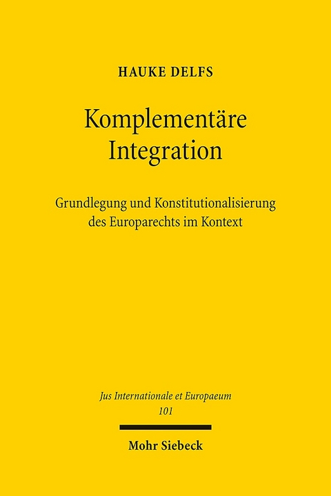 Komplementäre Integration - Hauke Delfs