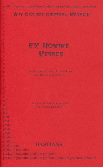 Ex homine Verres -  Cicero