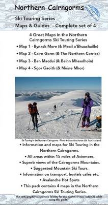 Northern Cairngorms Ski Touring Maps - Steve Smirthwaite