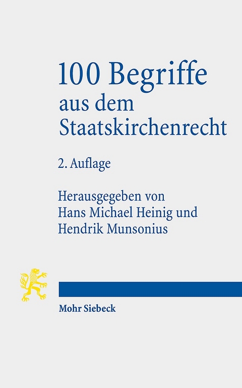 100 Begriffe aus dem Staatskirchenrecht - 