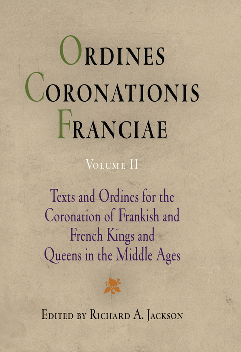 Ordines Coronationis Franciae, Volume 2 - 