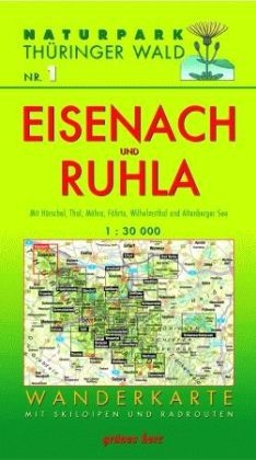 Wanderkarte Eisenach und Ruhla - 