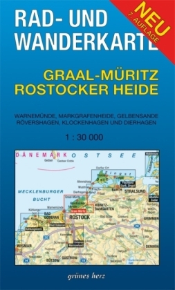 Rad- und Wanderkarte Graal-Müritz, Rostocker Heide - 