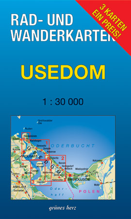 Rad- und Wanderkarten-Set: Usedom - 