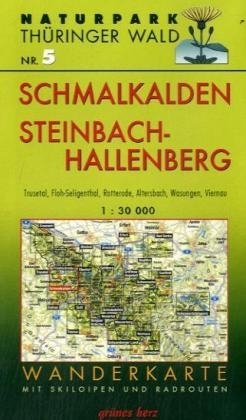 Wanderkarte Schmalkalden und Steinbach-Hallenberg - 