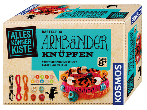 Bastelbox Armbänder knüpfen