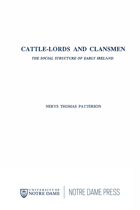 Cattle Lords and Clansmen - Nerys T. Patterson