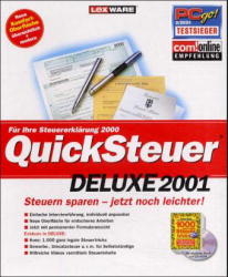 QuickSteuer 2001 Deluxe, 1 CD-ROM