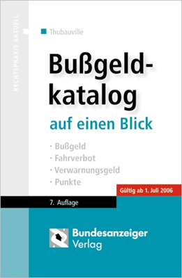 Bußgeldkatalog - 