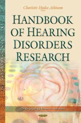 Handbook of Hearing Disorders Research - 