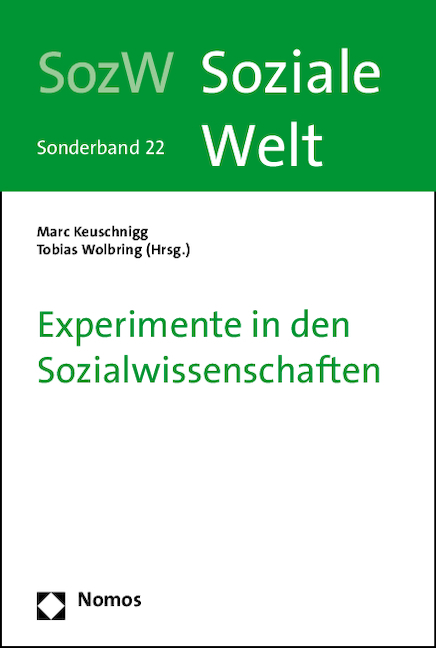 Experimente in den Sozialwissenschaften - 