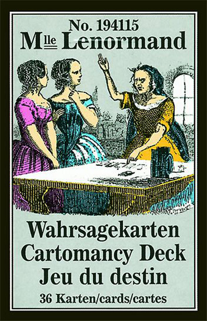 Mlle Lenormand Wahrsagekarten No. 194115 (36 Karten mit Anleitung in Sprachen Deutsch, Englisch und Französisch - Cartomancy Deck - Jeu du destin) - Lenormand Marie-Anne A.