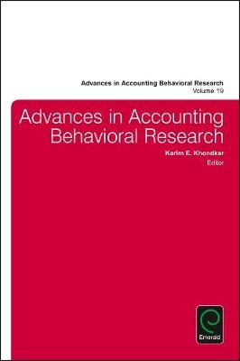 Advances in Accounting Behavioral Research - 