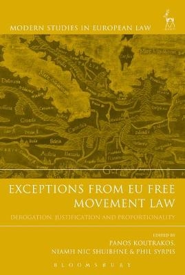 Exceptions from EU Free Movement Law - 