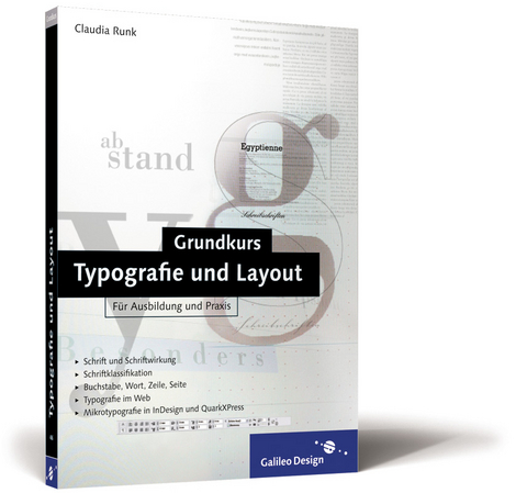 Grundkurs Typografie und Layout - Claudia Runk