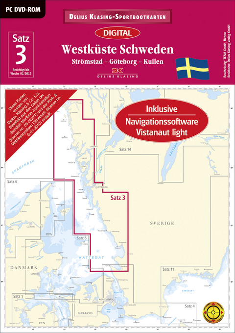 Satz 3: Westküste Schweden (DVD-ROM, Ausgabe 2015)