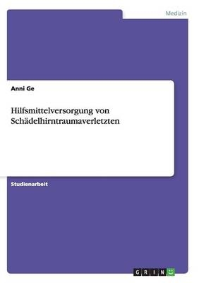 Hilfsmittelversorgung von SchÃ¤delhirntraumaverletzten - Anni Ge