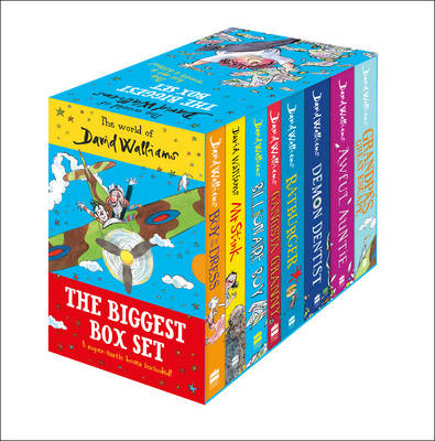 World of David Walliams: 8 Book Collection (The Boy in the Dress, Mr Stink, Billionaire Boy, Gangsta Granny, Ratburger, Demon Dentist, Awful Auntie, Grandpa's Great Escape) -  David Walliams